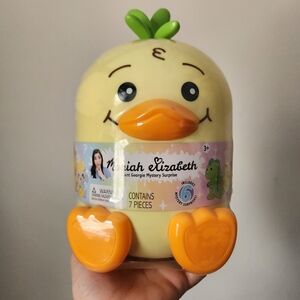 Sarah Elizabeth Duck Plush Toy - Yellow and Orange Fun